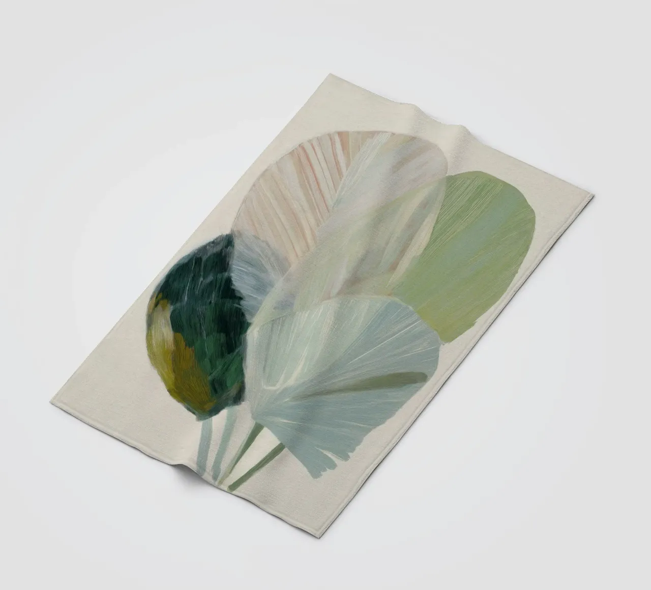 Pastel Botanics coperta in pile da treechild