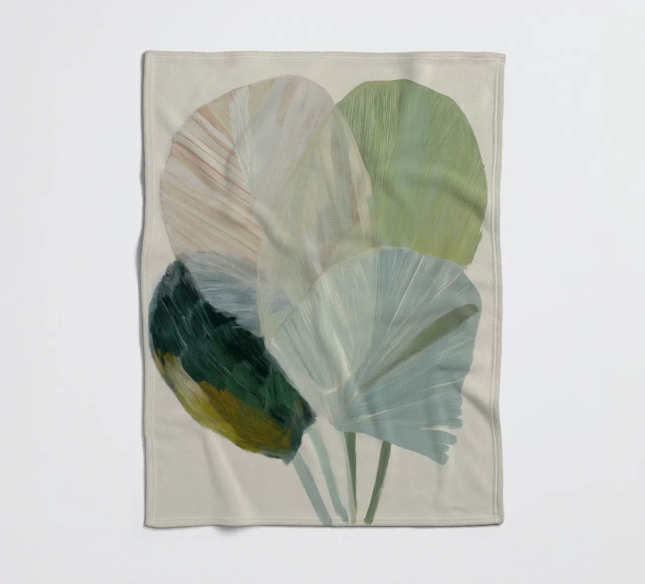 Pastel Botanics coperta in pile da treechild