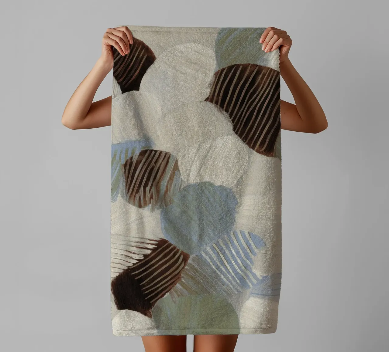 Fossil Leafs asciugamano da bagno da treechild