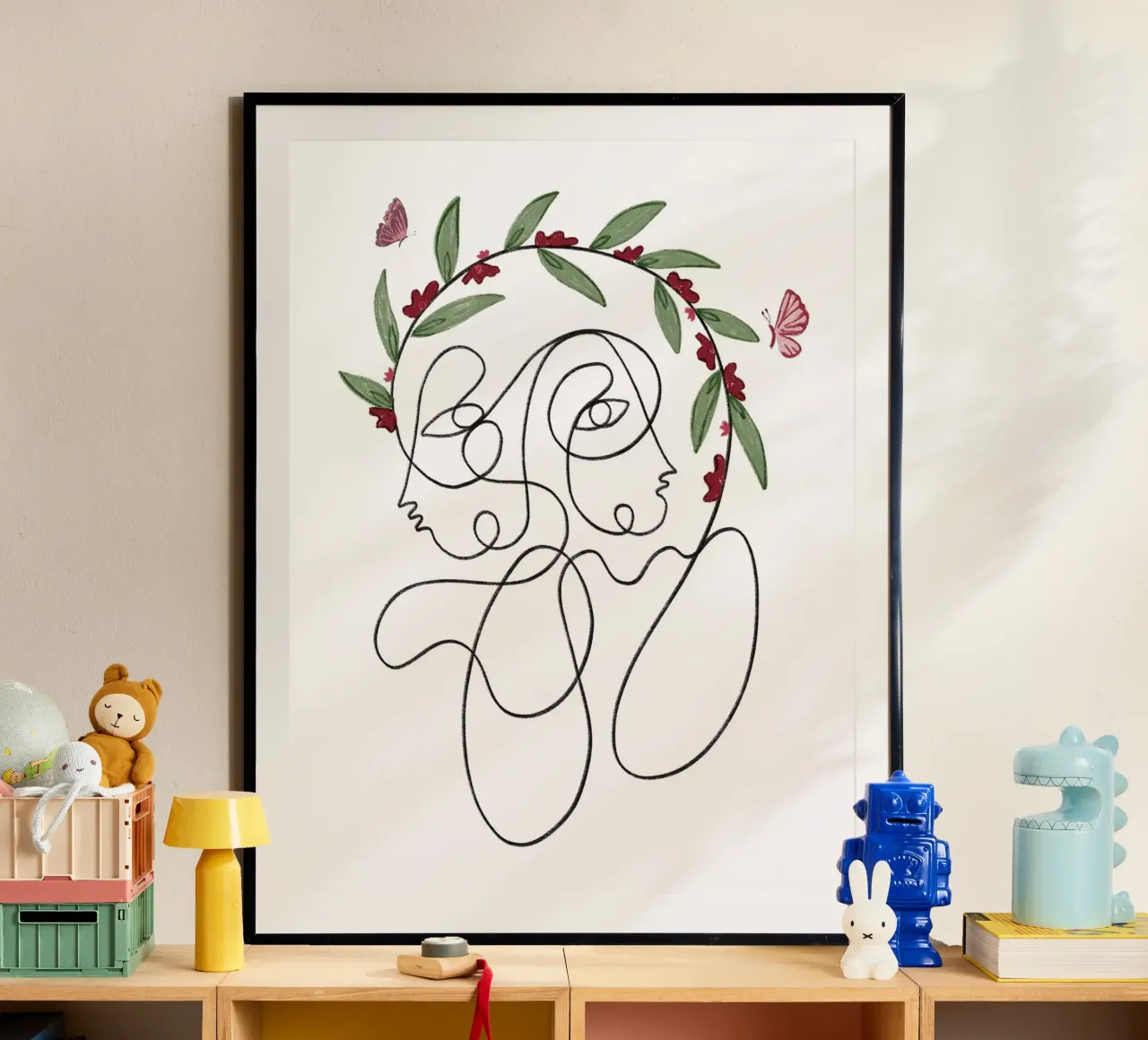 Blossoming Connection poster da Shatha Al Dafai