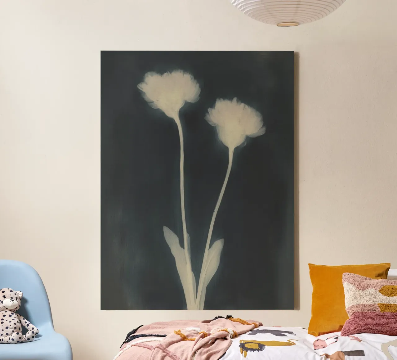Faded Bloom No 02 tela con Cornice a cassetta da treechild