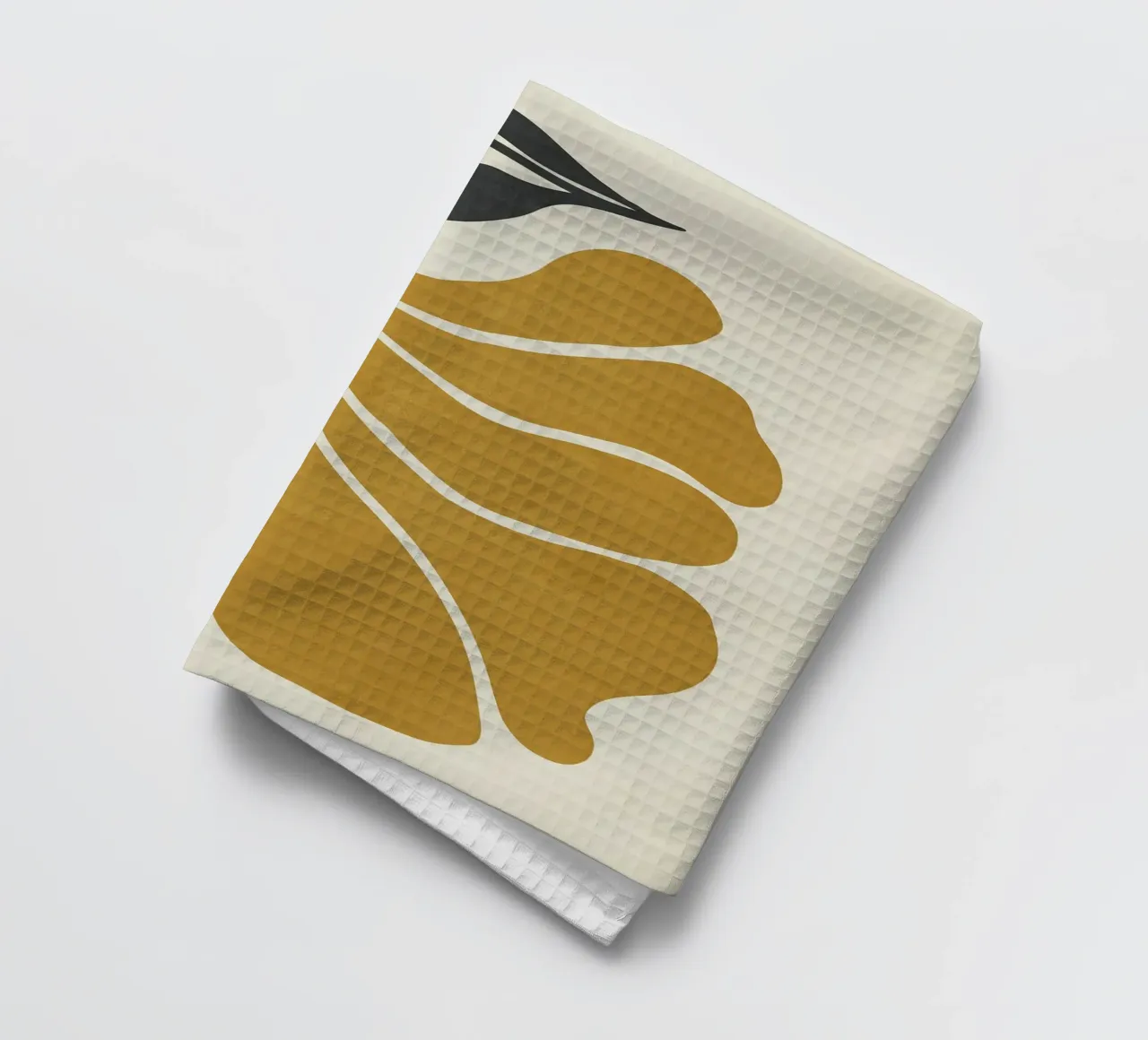 Fleur jaune biologique II torchon de robertmotoiart