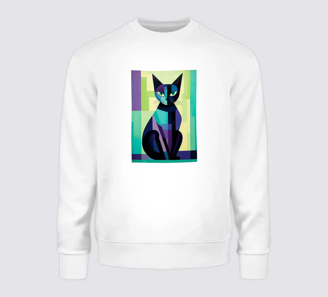 Gatto geometrico felpa da Arjun