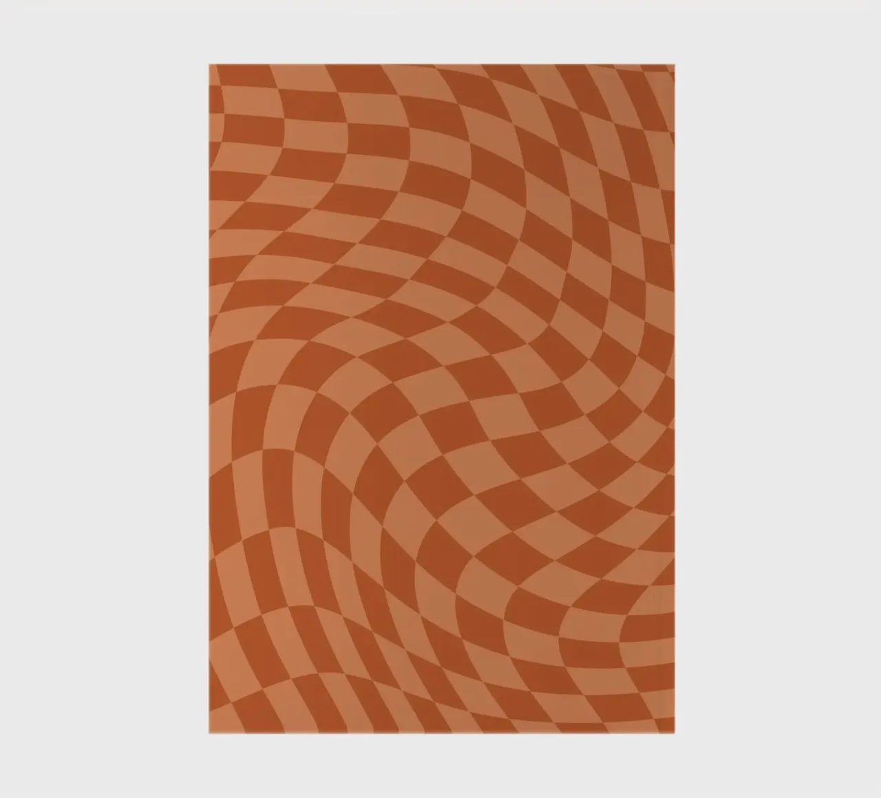 Wavy checker 19 notebook by Little Dean