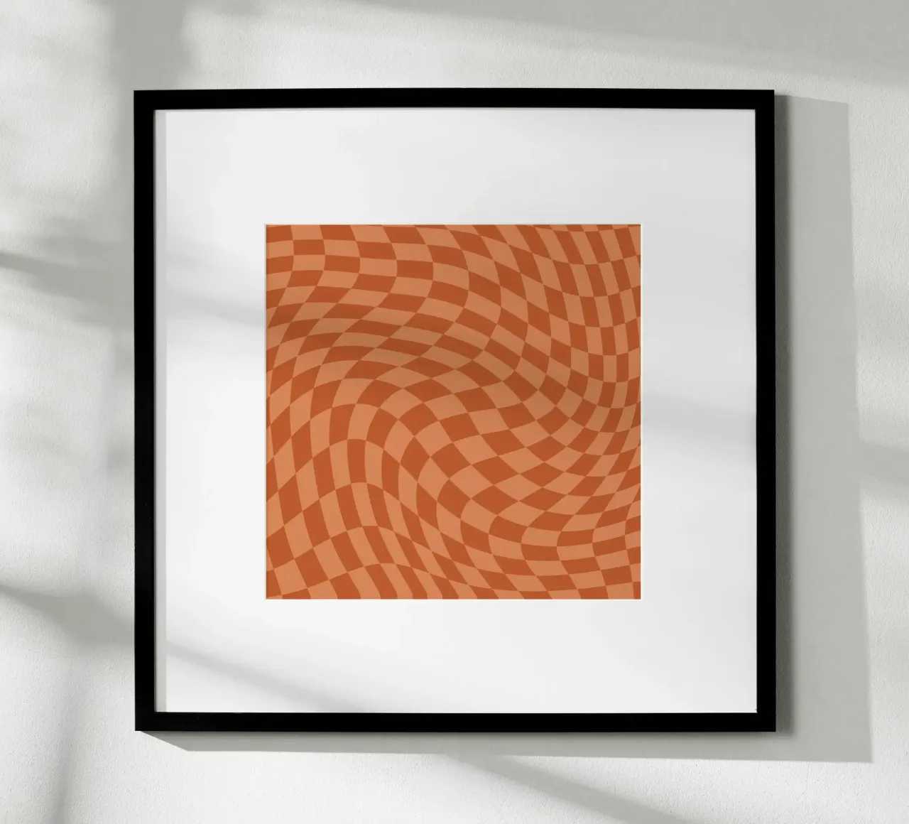 Dama ondulata 19 poster con telaio in legno da Little Dean