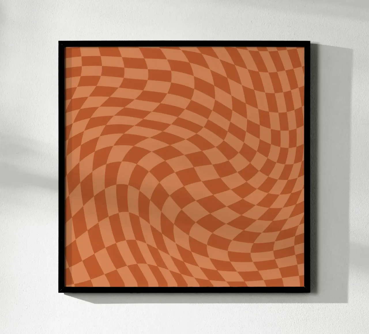 Dama ondulata 19 poster con telaio in legno da Little Dean