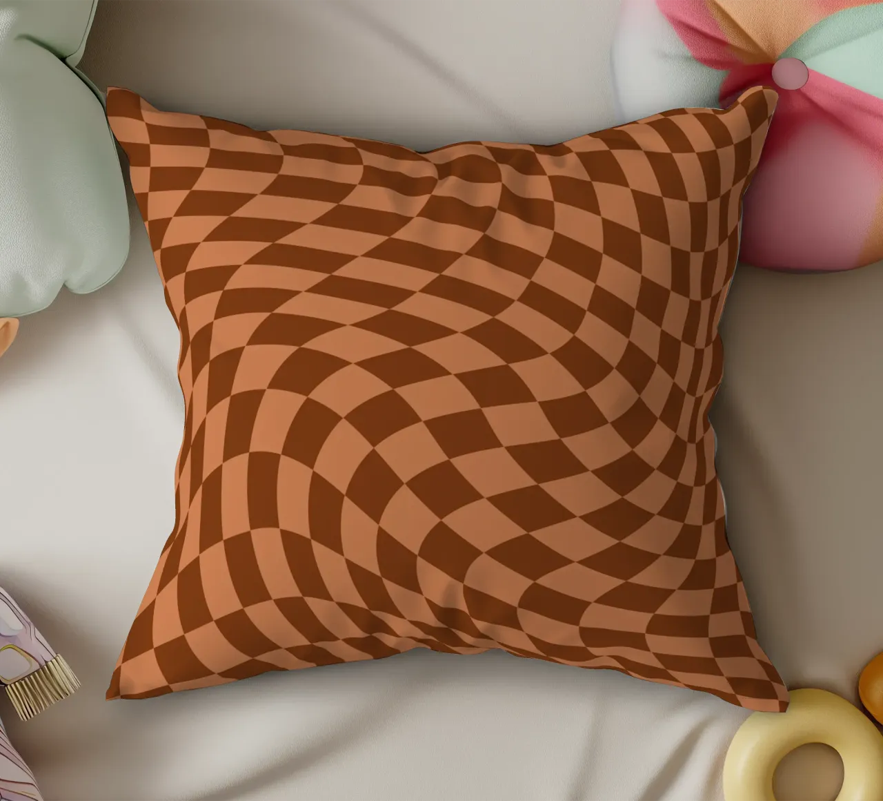 Dama ondulata 21 cuscino da Little Dean
