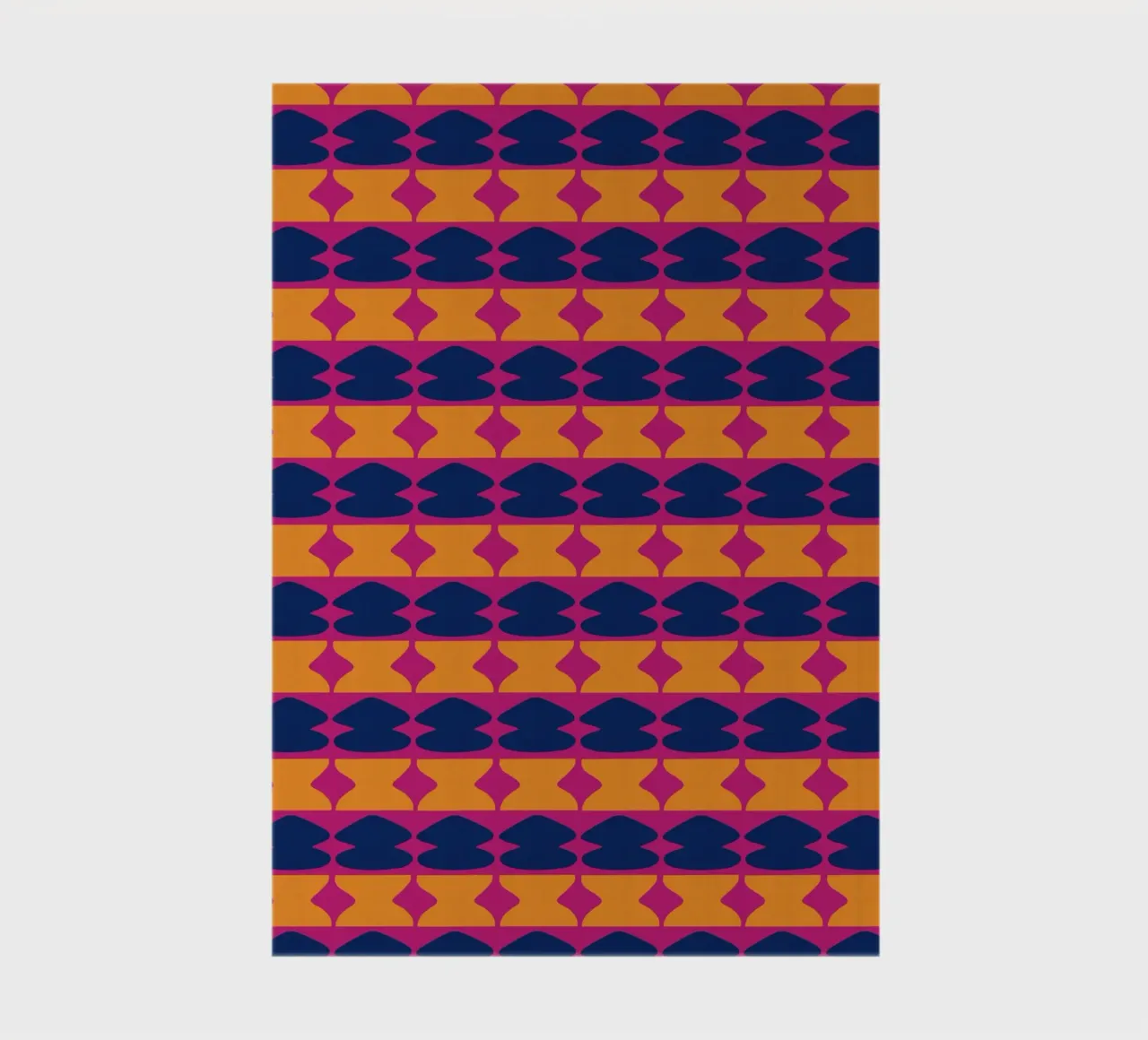 Repetitive pattern 03 notebook by Little Dean