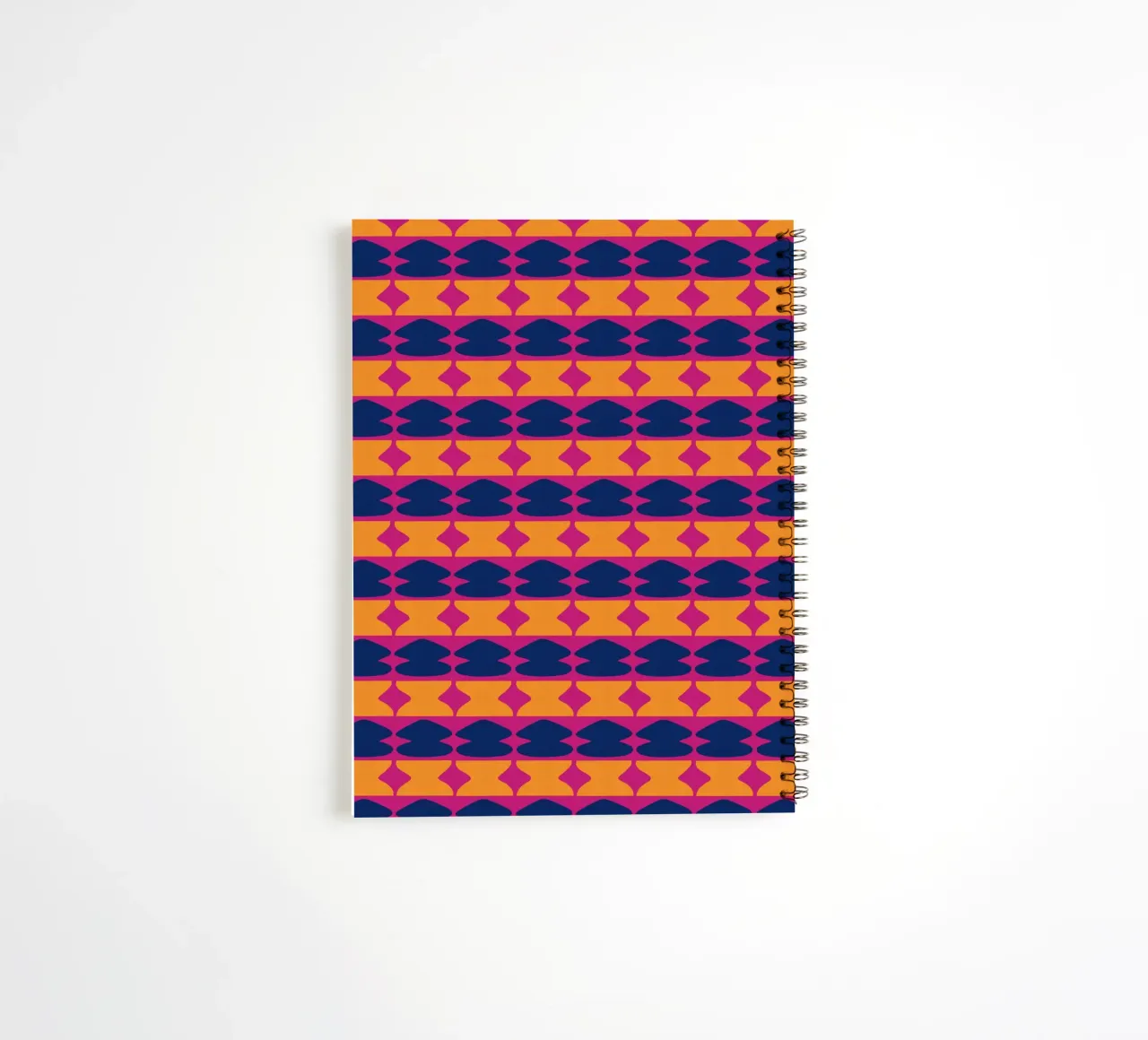Repetitive pattern 03 spiral notebook by Little Dean