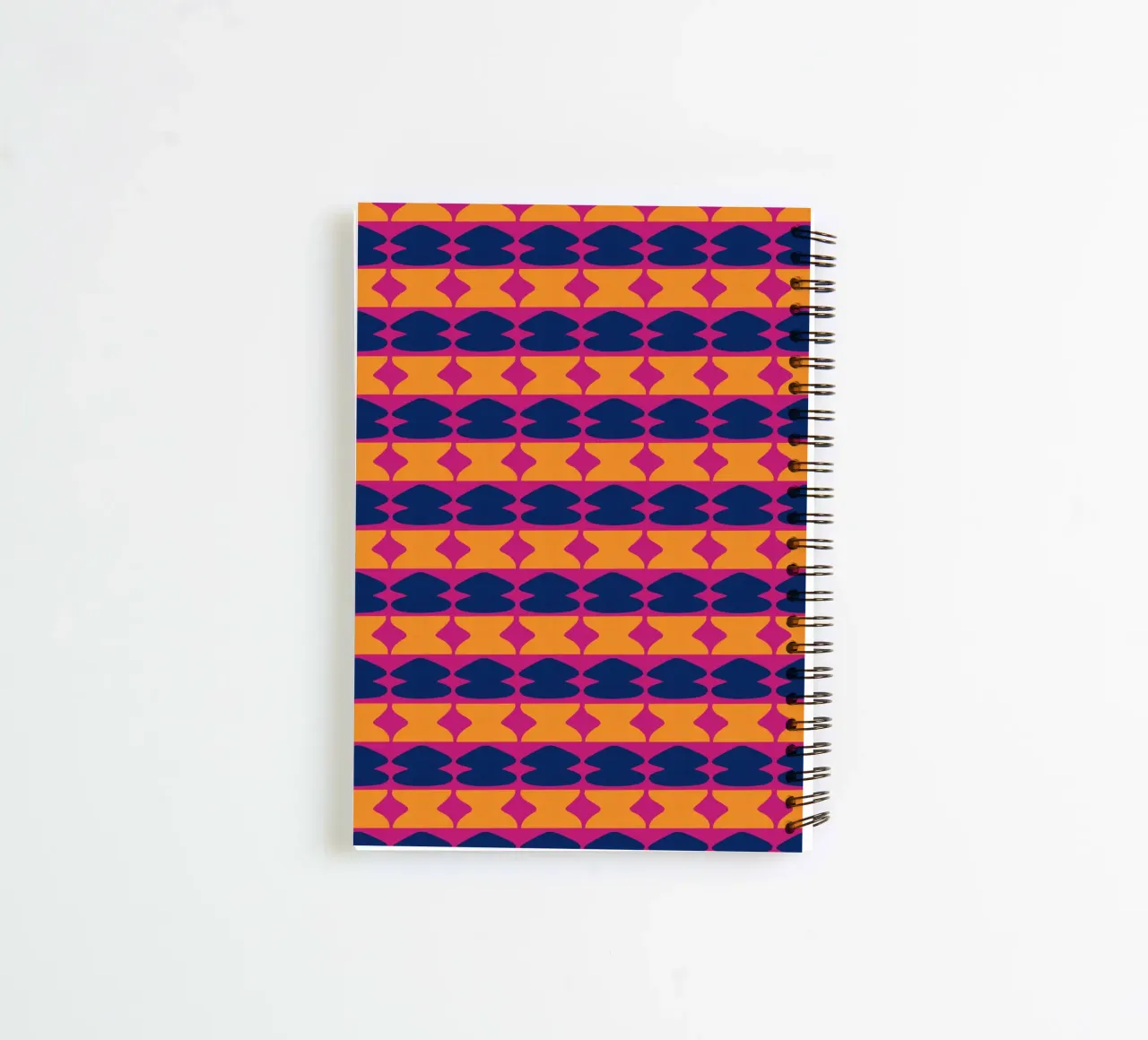 Repetitive pattern 03 spiral notebook by Little Dean