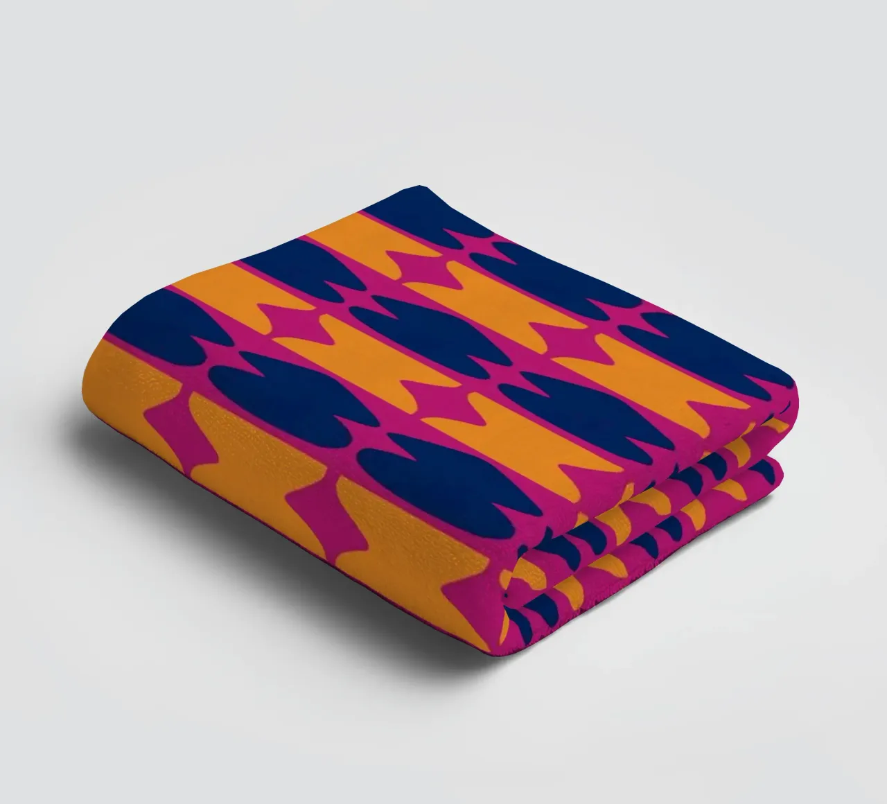 Herhalend patroon 03 badhanddoek van Little Dean