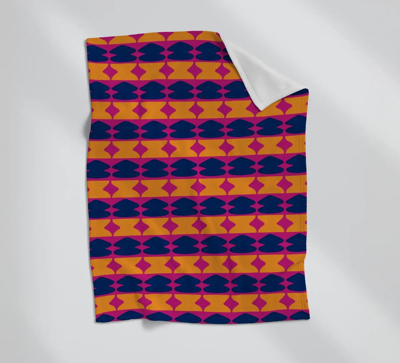 Repetitive pattern 03 fleece blanket by Little Dean