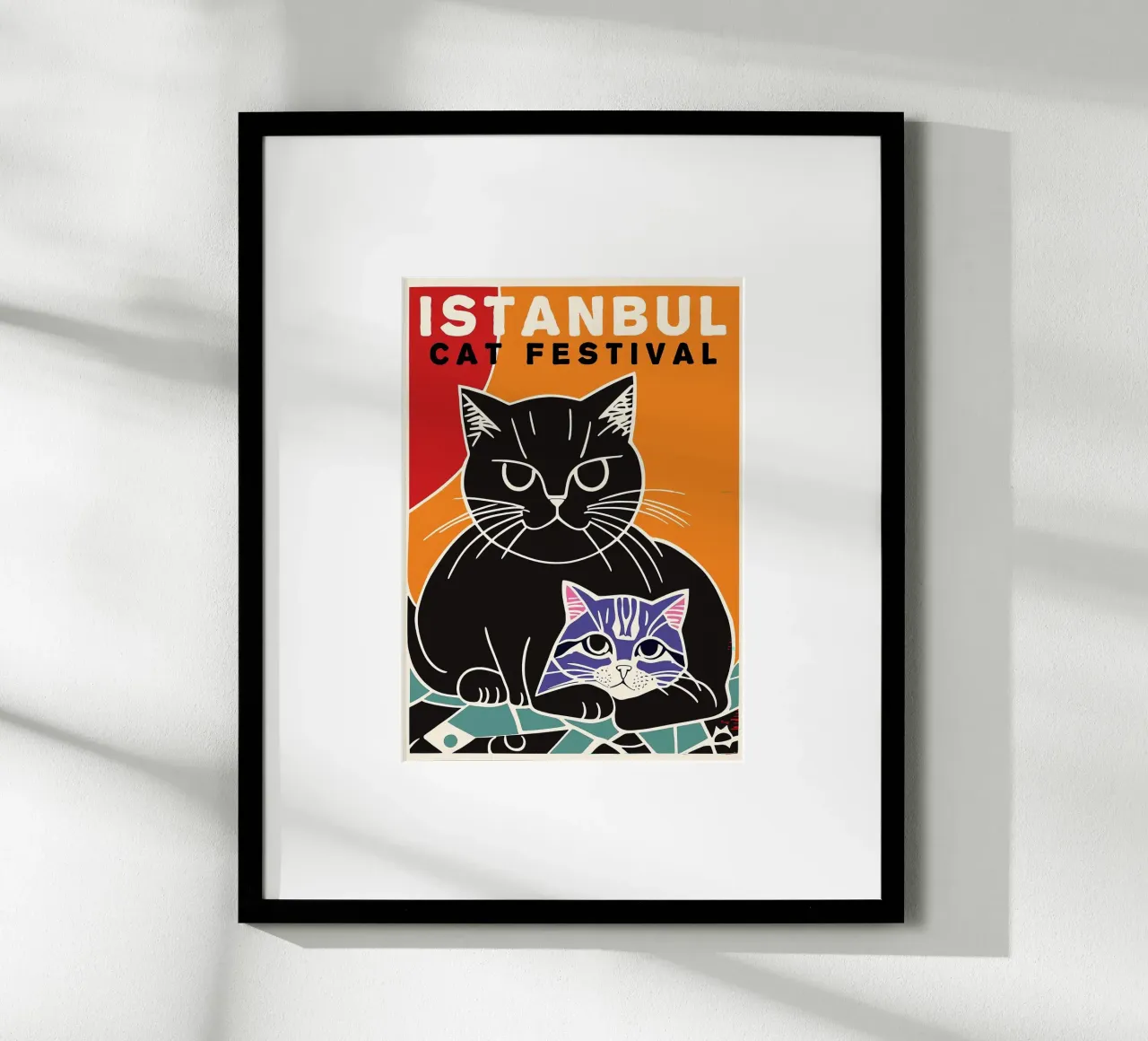 Festival dei gatti di Istanbul poster da Arjun