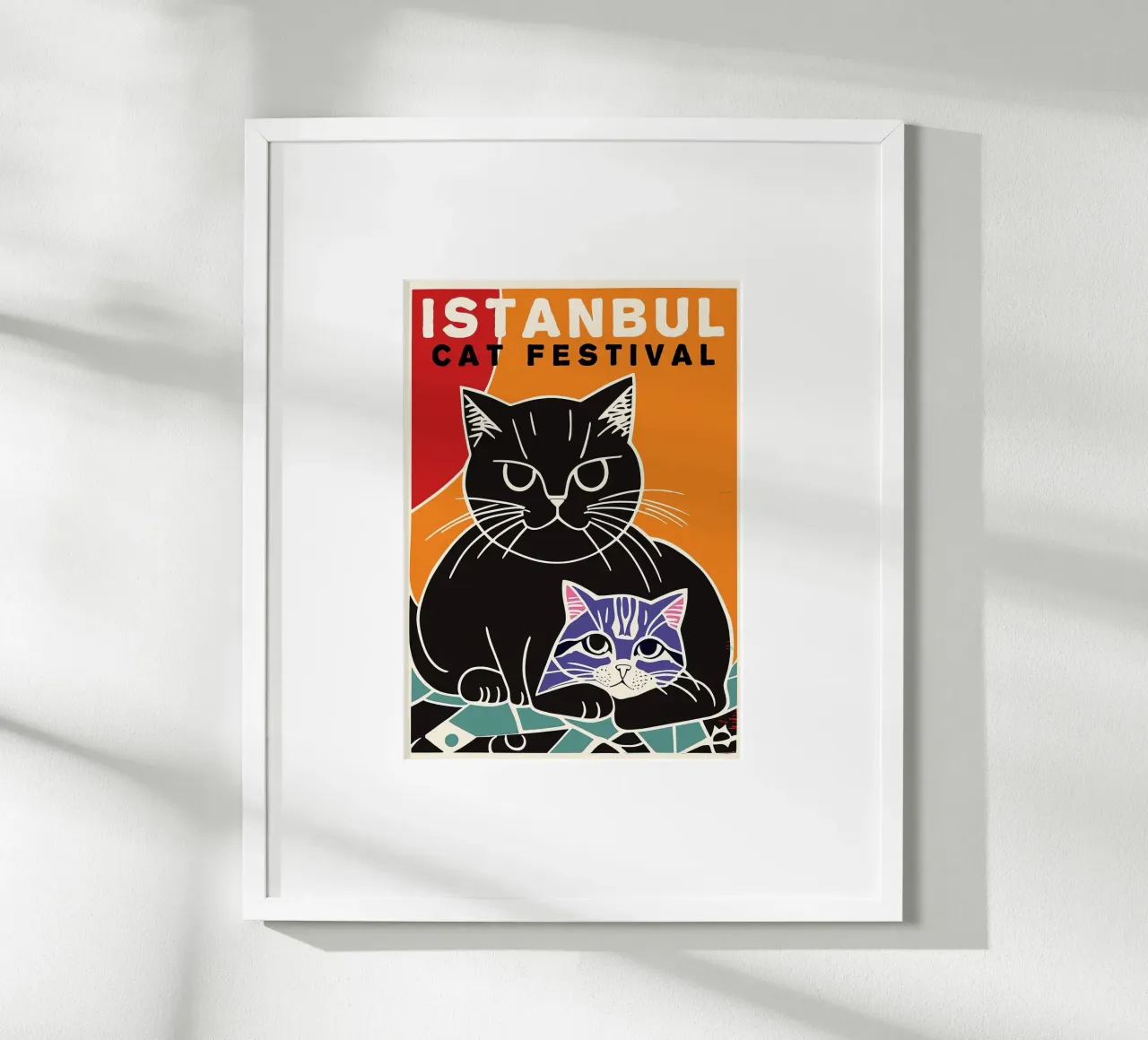 Festival dei gatti di Istanbul poster da Arjun
