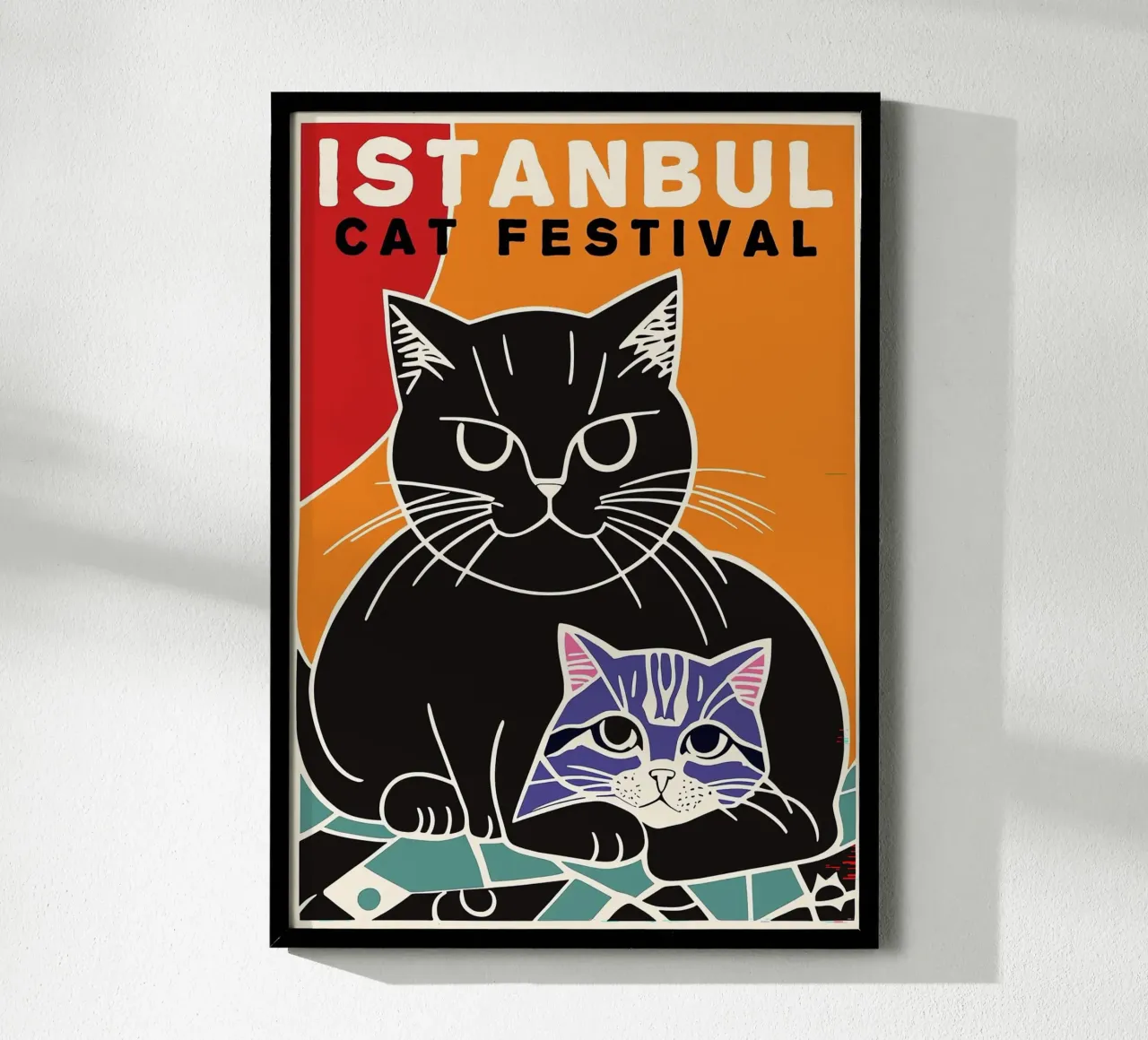 Festival dei gatti di Istanbul poster da Arjun