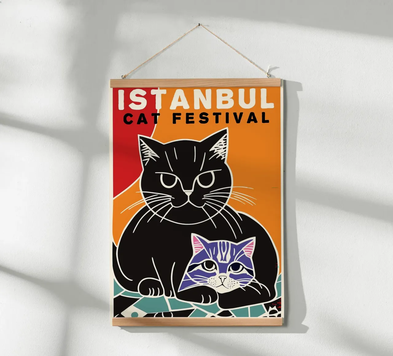 Festival dei gatti di Istanbul poster da Arjun
