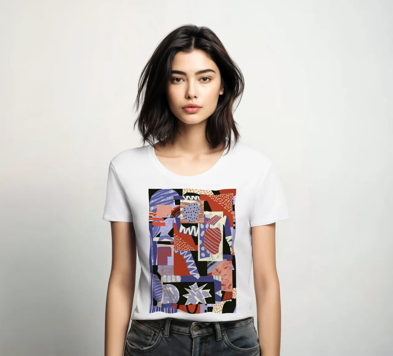 Silent Structure t-shirt da donna da RS LAB STUDIO