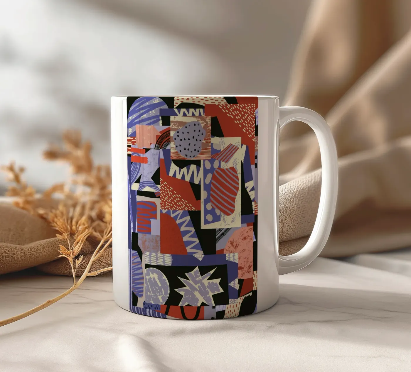 Silent Structure ceramic mug by RS LAB STUDIO