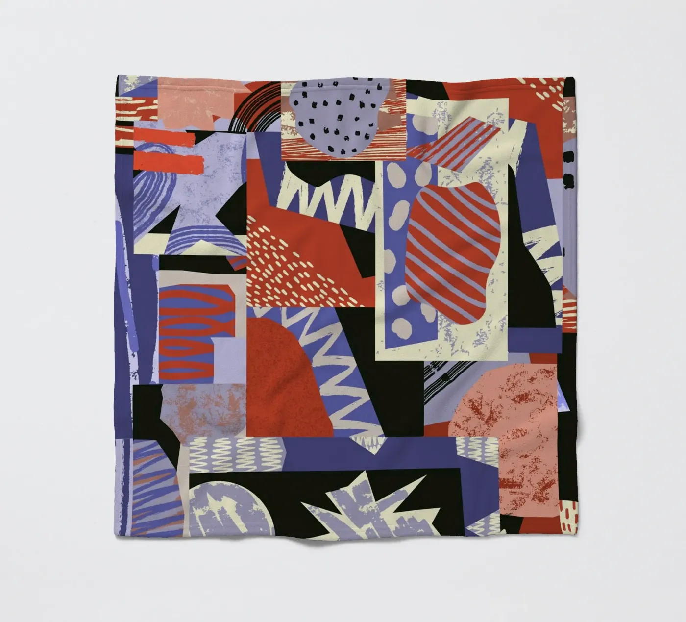 Silent Structure fleece blanket by RS LAB STUDIO