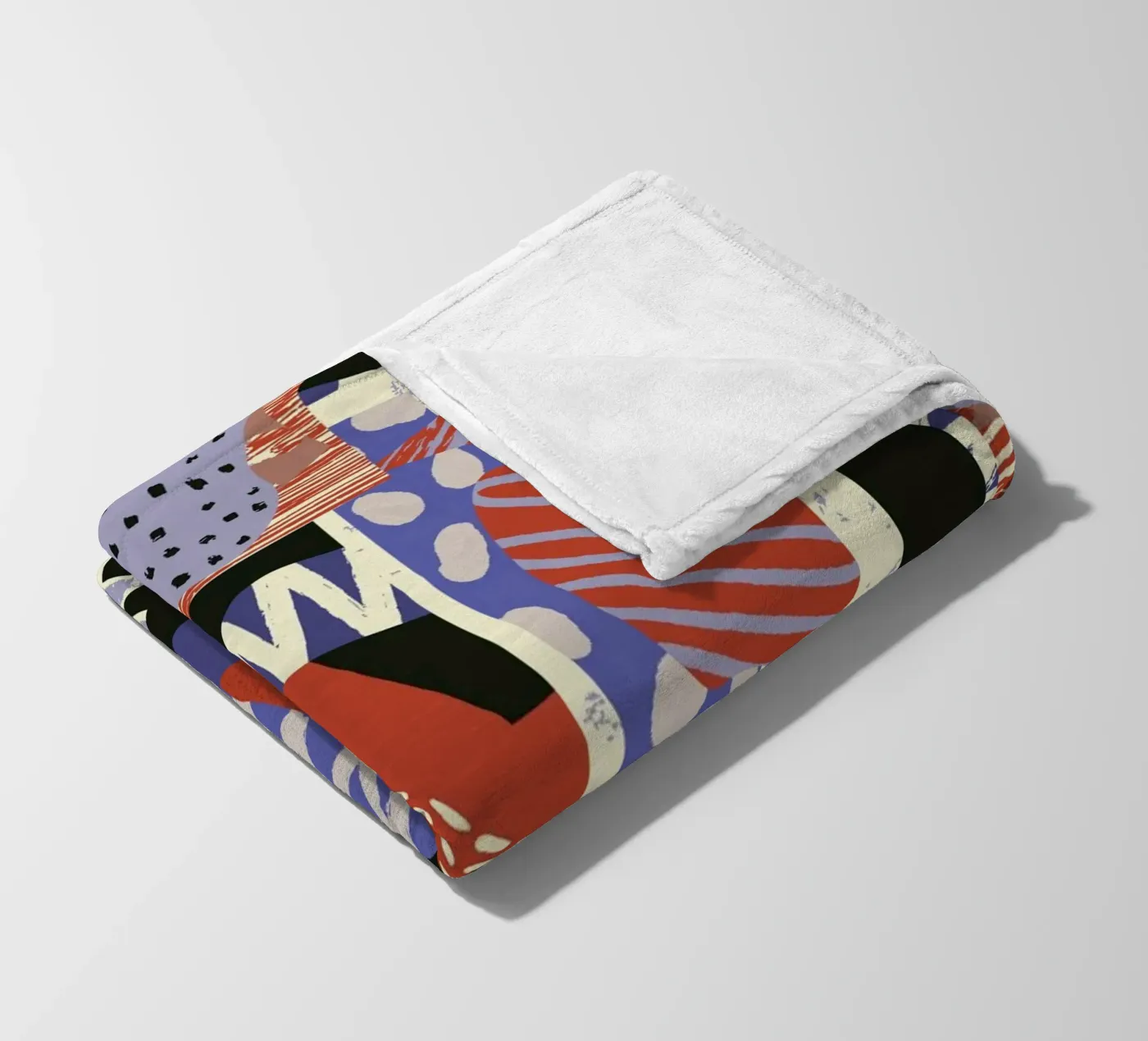 Silent Structure fleece blanket by RS LAB STUDIO