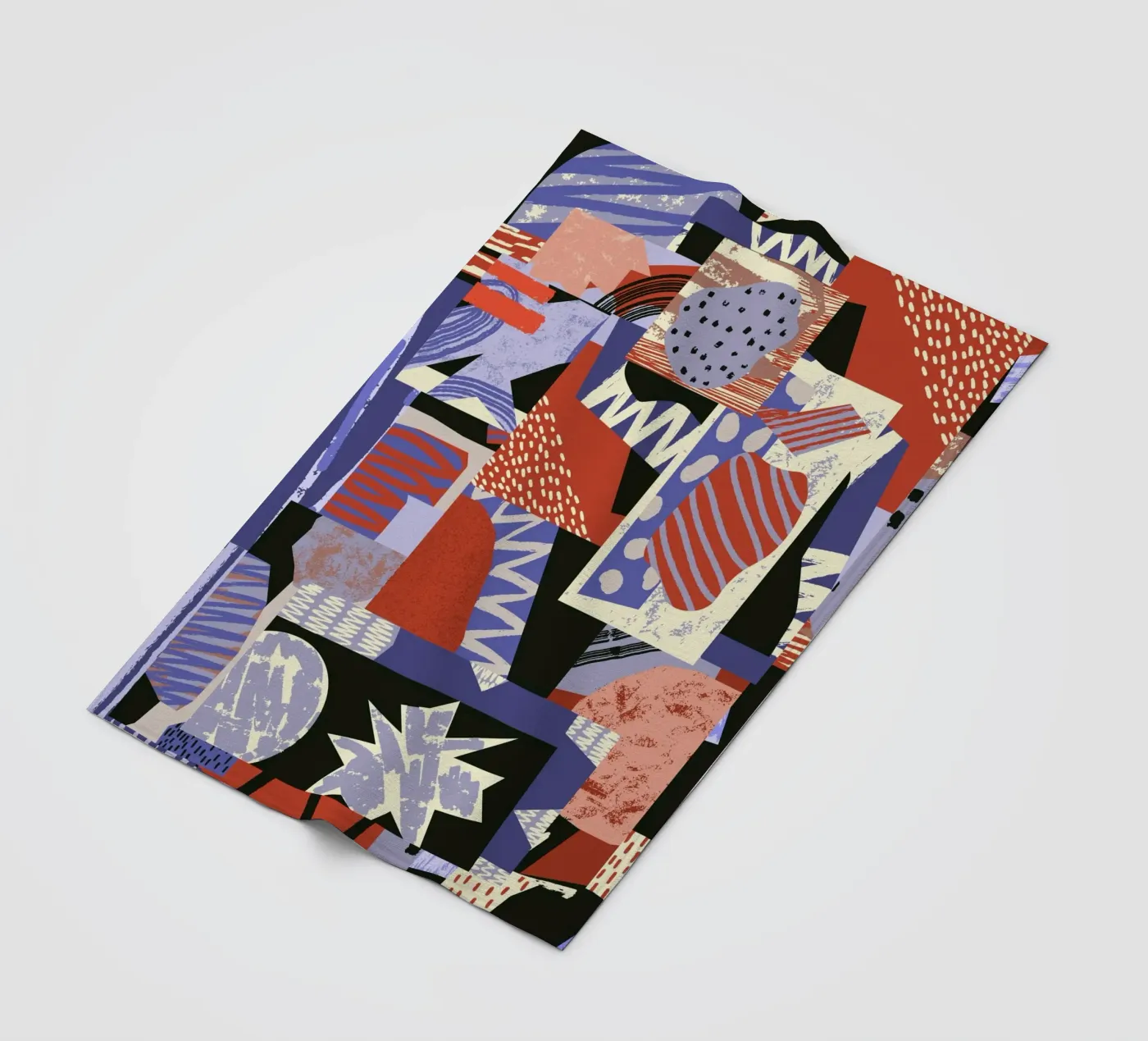 Silent Structure fleece blanket by RS LAB STUDIO