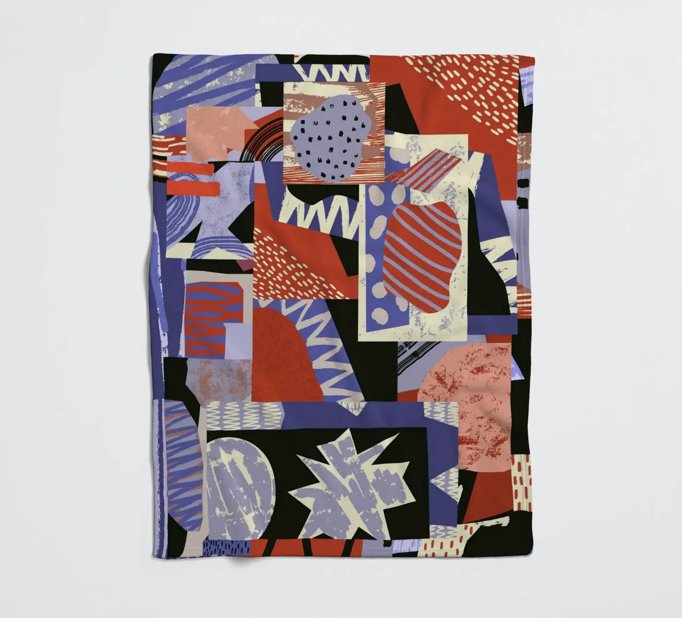 Silent Structure fleece blanket by RS LAB STUDIO