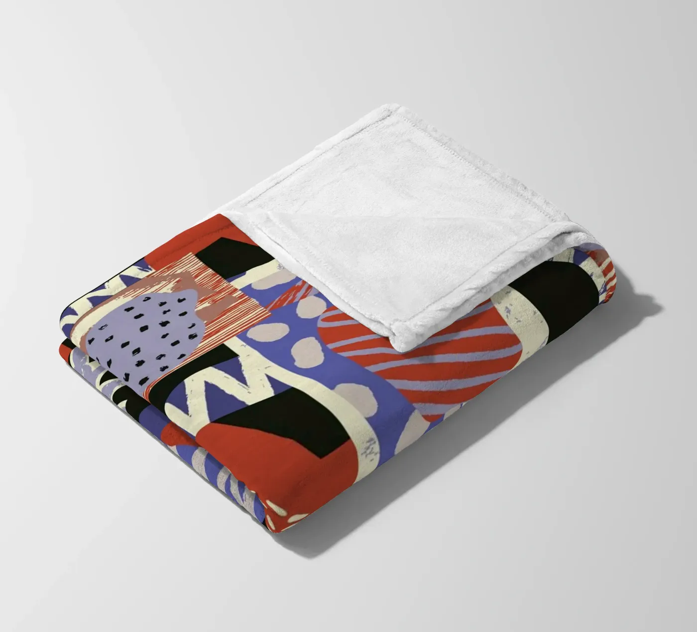 Silent Structure fleece blanket by RS LAB STUDIO