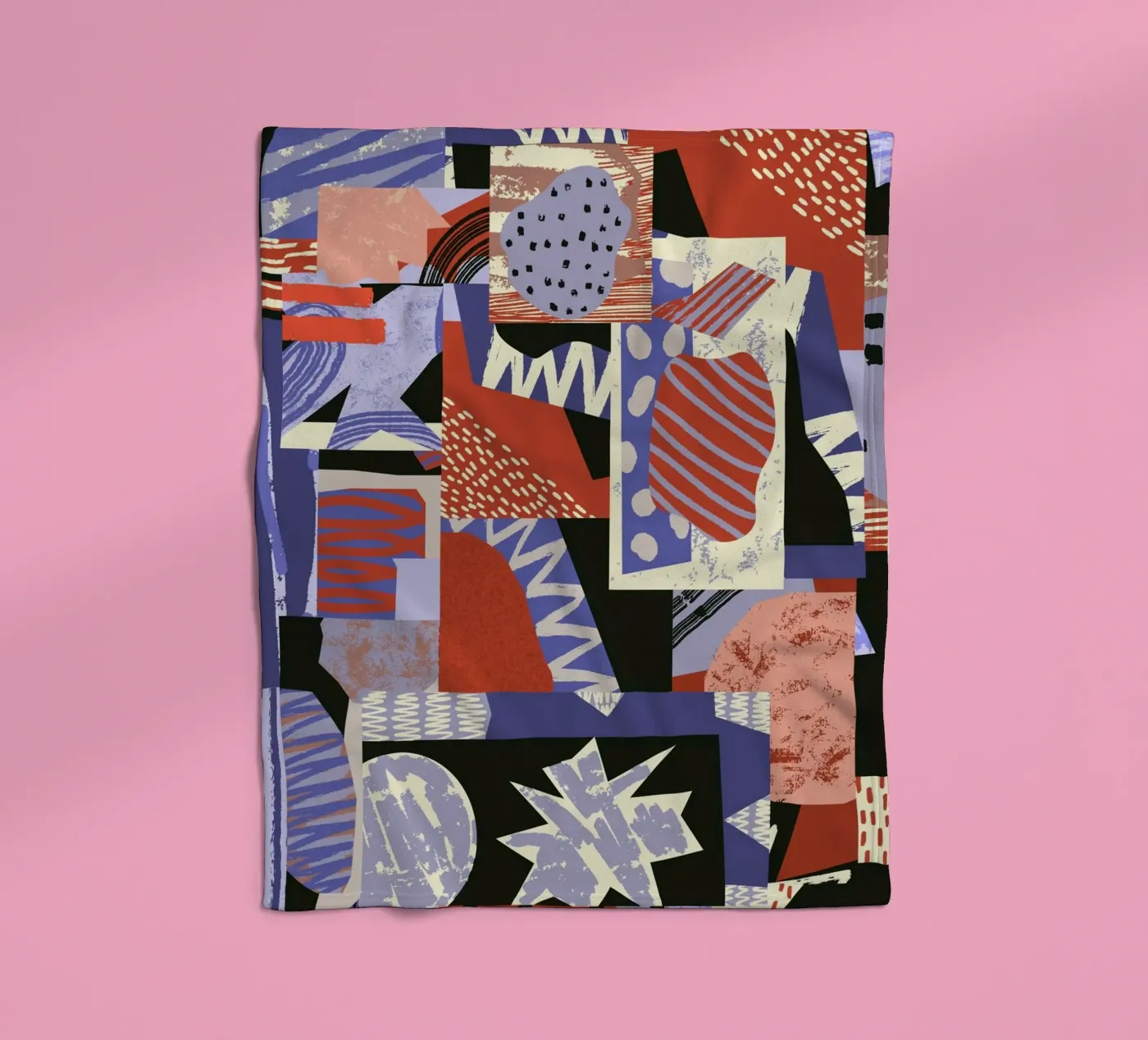 Silent Structure fleece blanket by RS LAB STUDIO