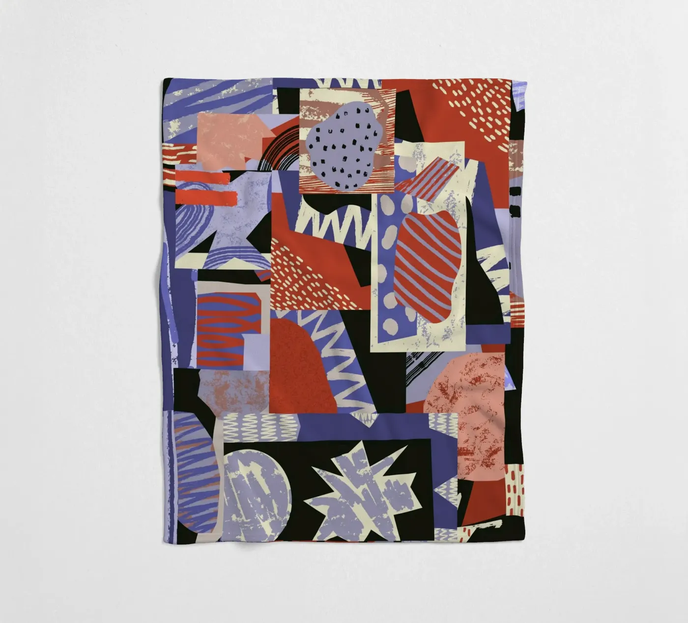 Silent Structure fleece blanket by RS LAB STUDIO