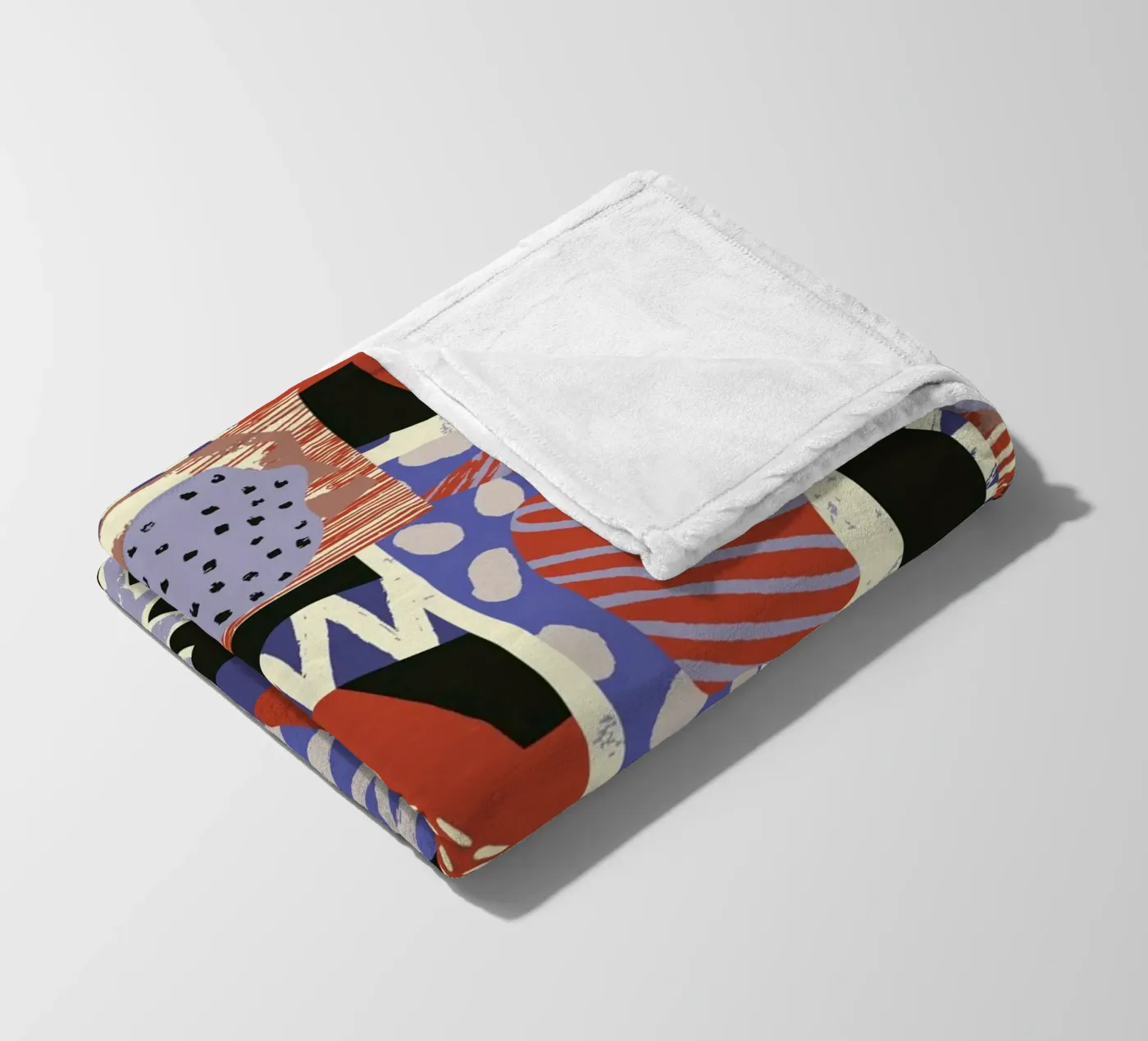 Silent Structure fleece blanket by RS LAB STUDIO