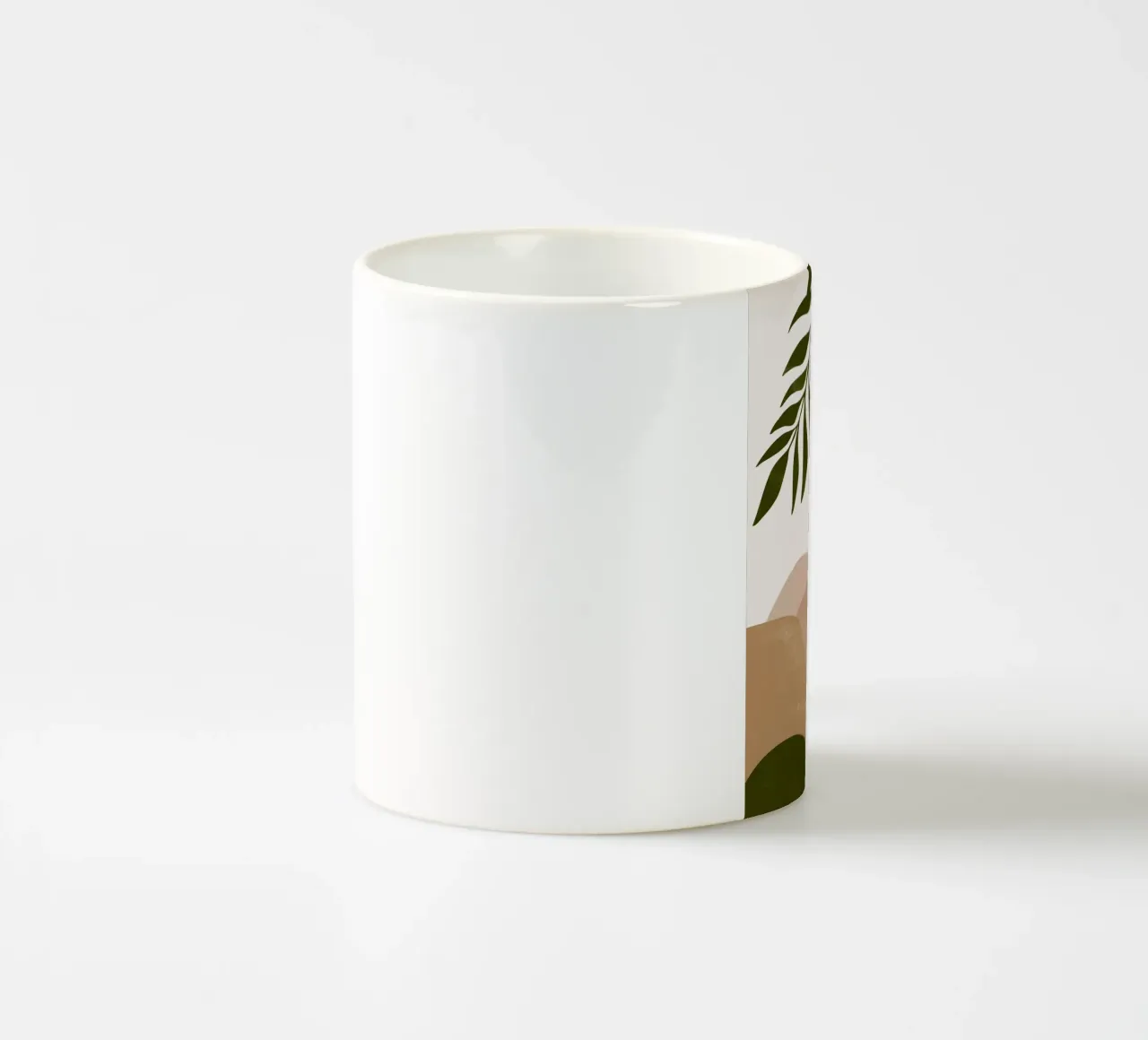 Tramonto in montagna II tazza in ceramica da lennytravers