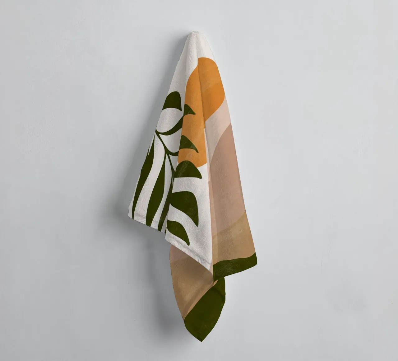 Sunset in the mountains II towel by lennytravers