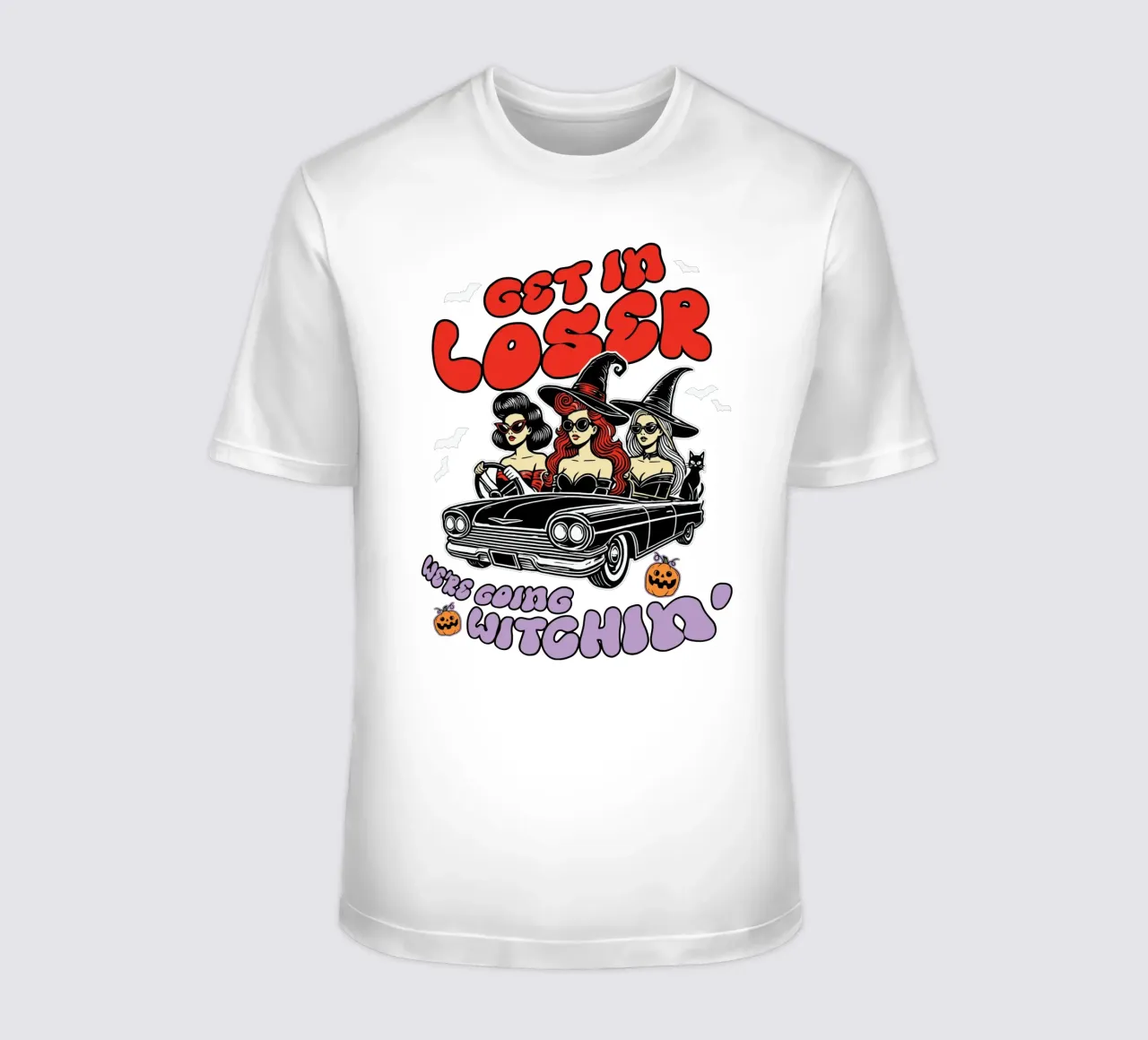 Get in loser, we're going witchin t-shirt da edsonramosart