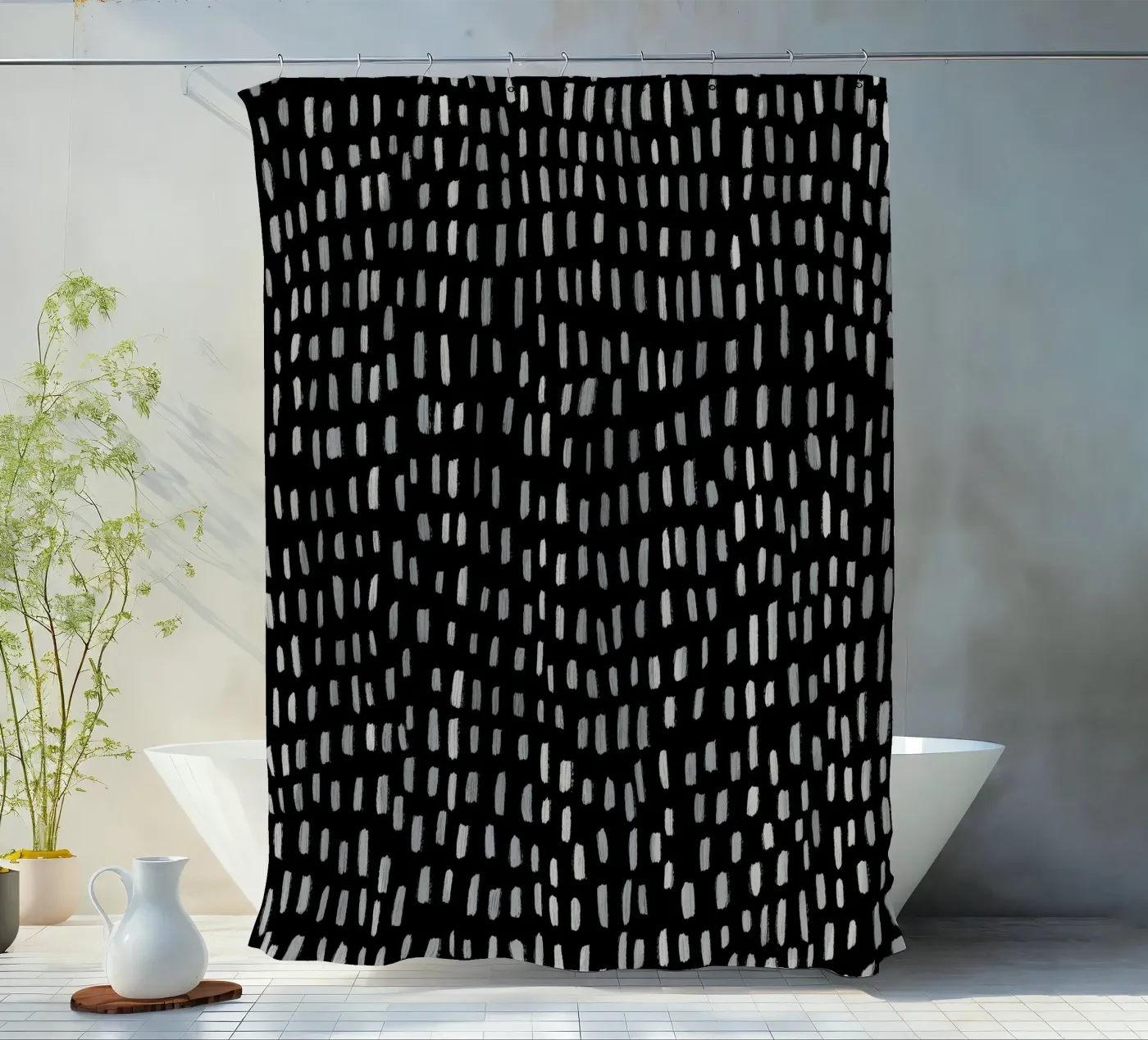 Tiny Strokes douchegordijn van treechild