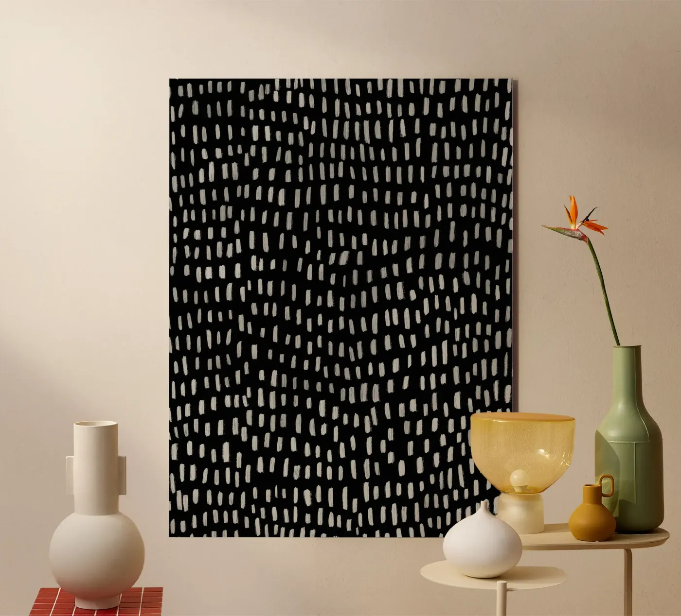 Tiny Strokes alu-dibond by treechild