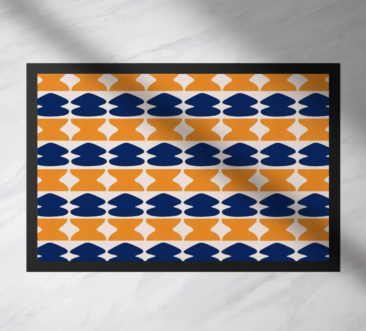Repetitive pattern 04 doormat by Little Dean