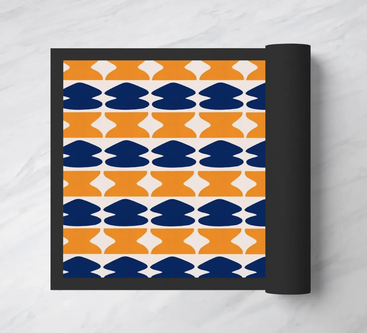 Repetitive pattern 04 doormat by Little Dean