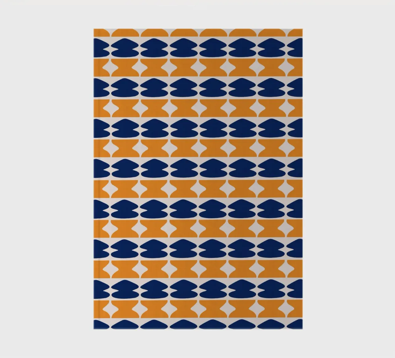 Repetitive pattern 04 notebook by Little Dean