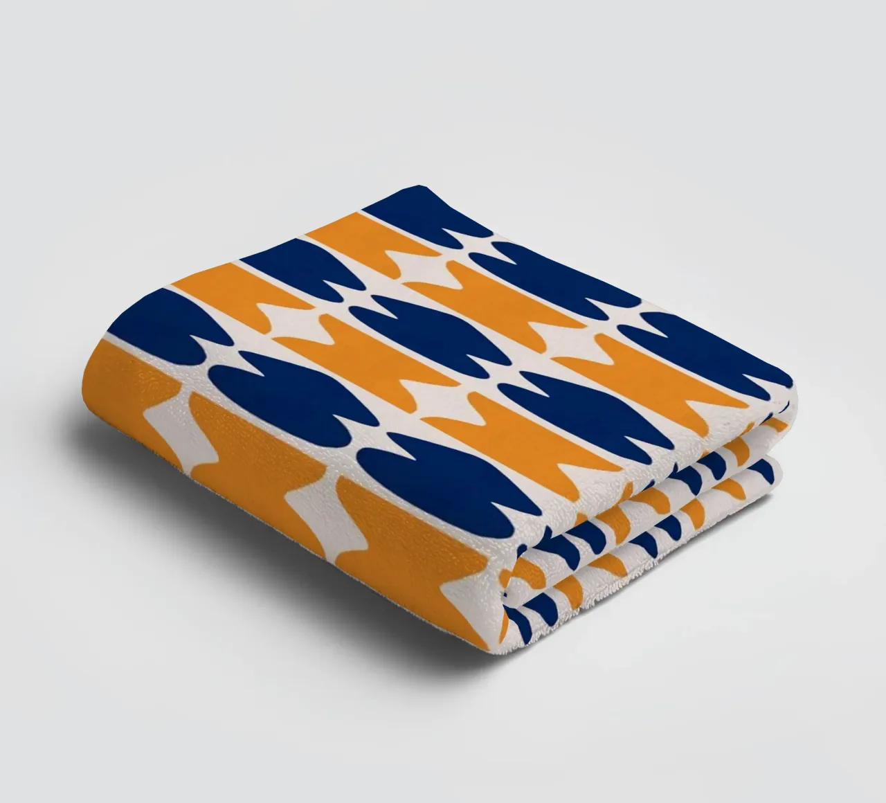 Repetitive pattern 04 towel by Little Dean