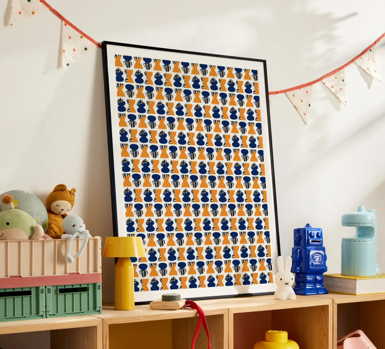 Repetitive pattern 05 poster by Little Dean