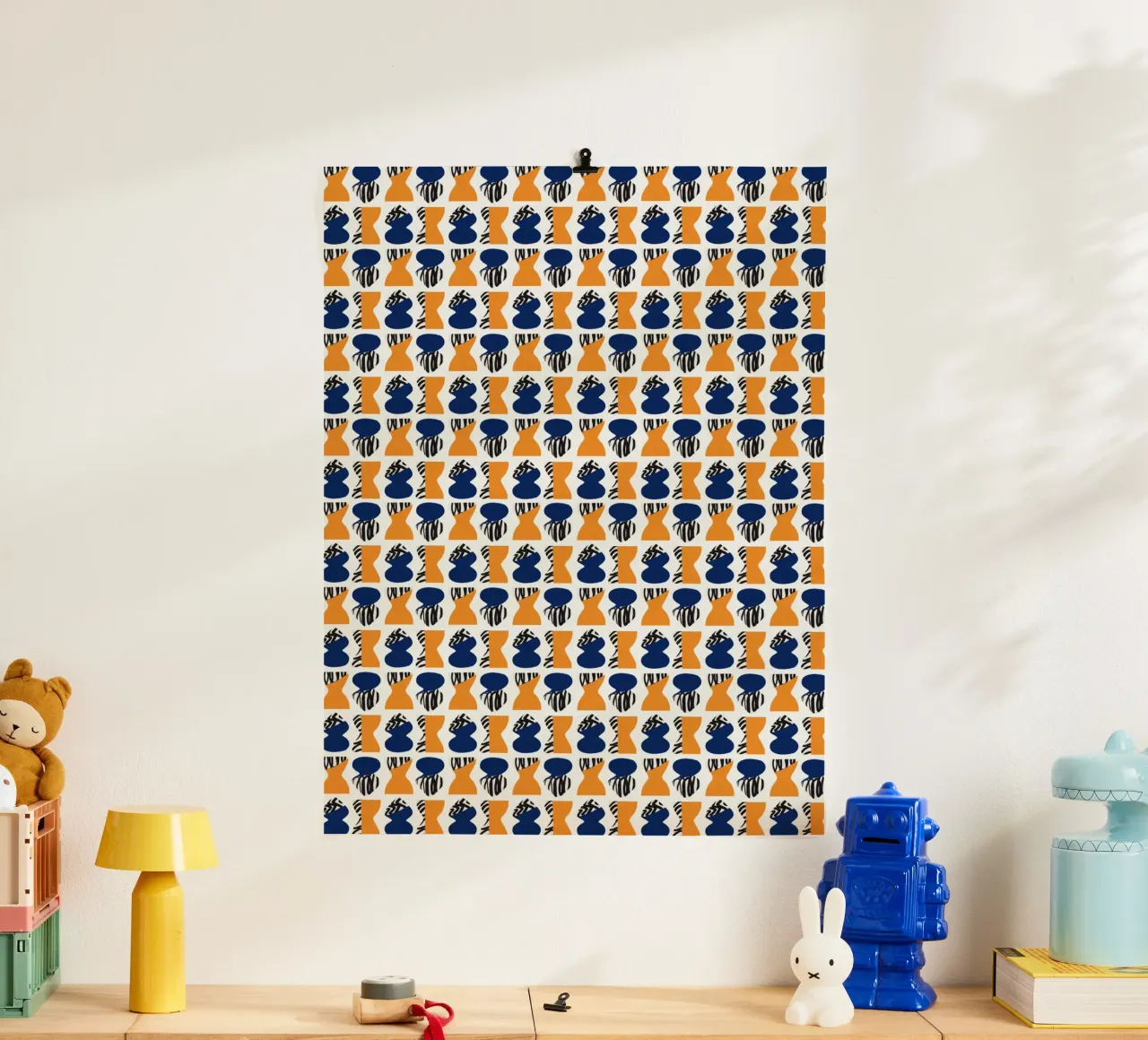 Repetitive pattern 05 poster by Little Dean