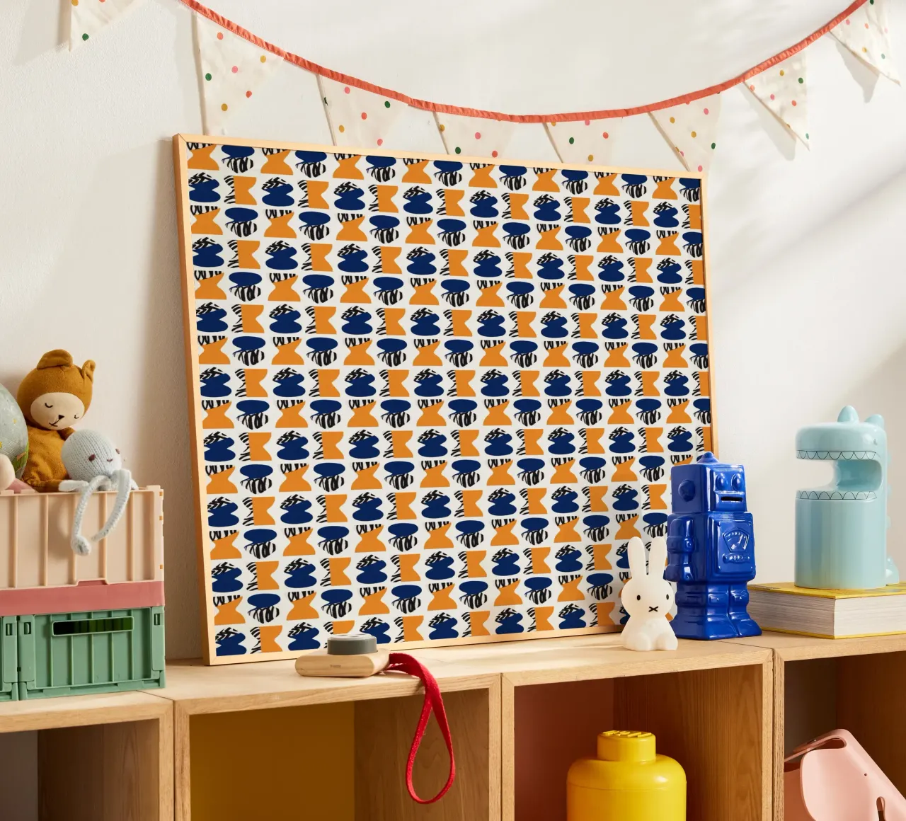 Repetitive pattern 05 poster by Little Dean