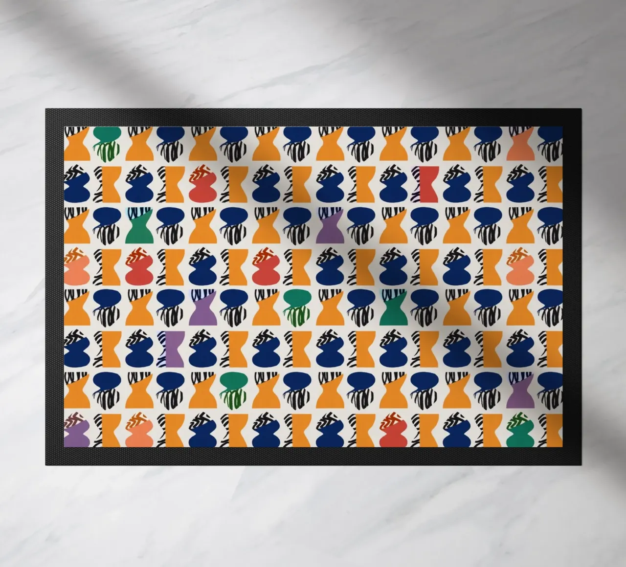 Repetitive pattern 06 doormat by Little Dean