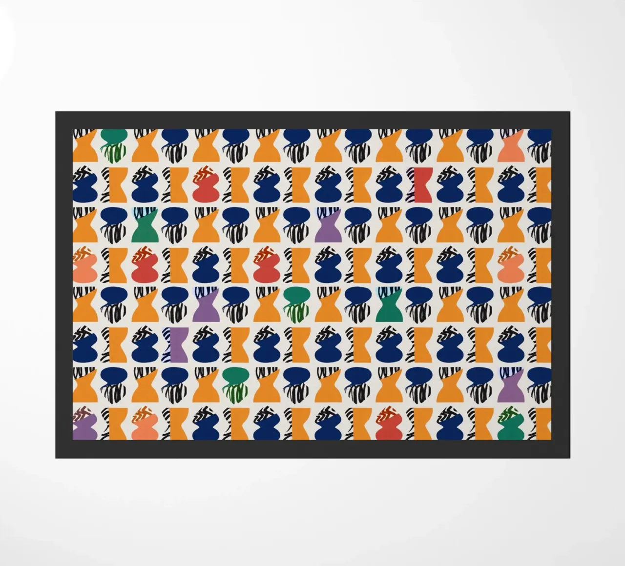 Repetitive pattern 06 doormat by Little Dean