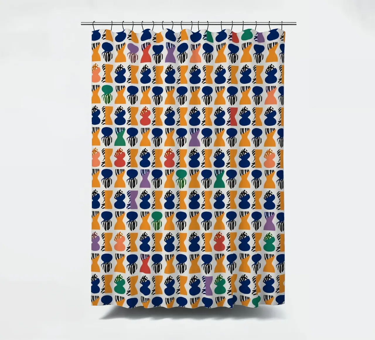 Repetitive pattern 06 shower curtain by Little Dean
