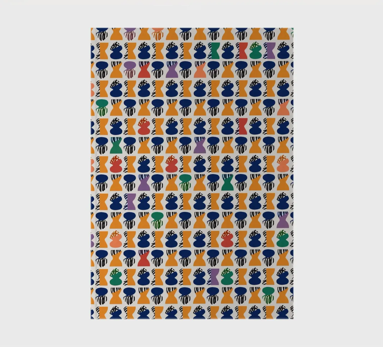Repetitive pattern 06 notebook by Little Dean