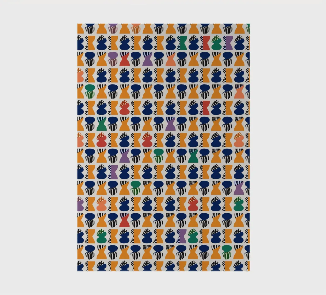 Repetitive pattern 06 notebook by Little Dean
