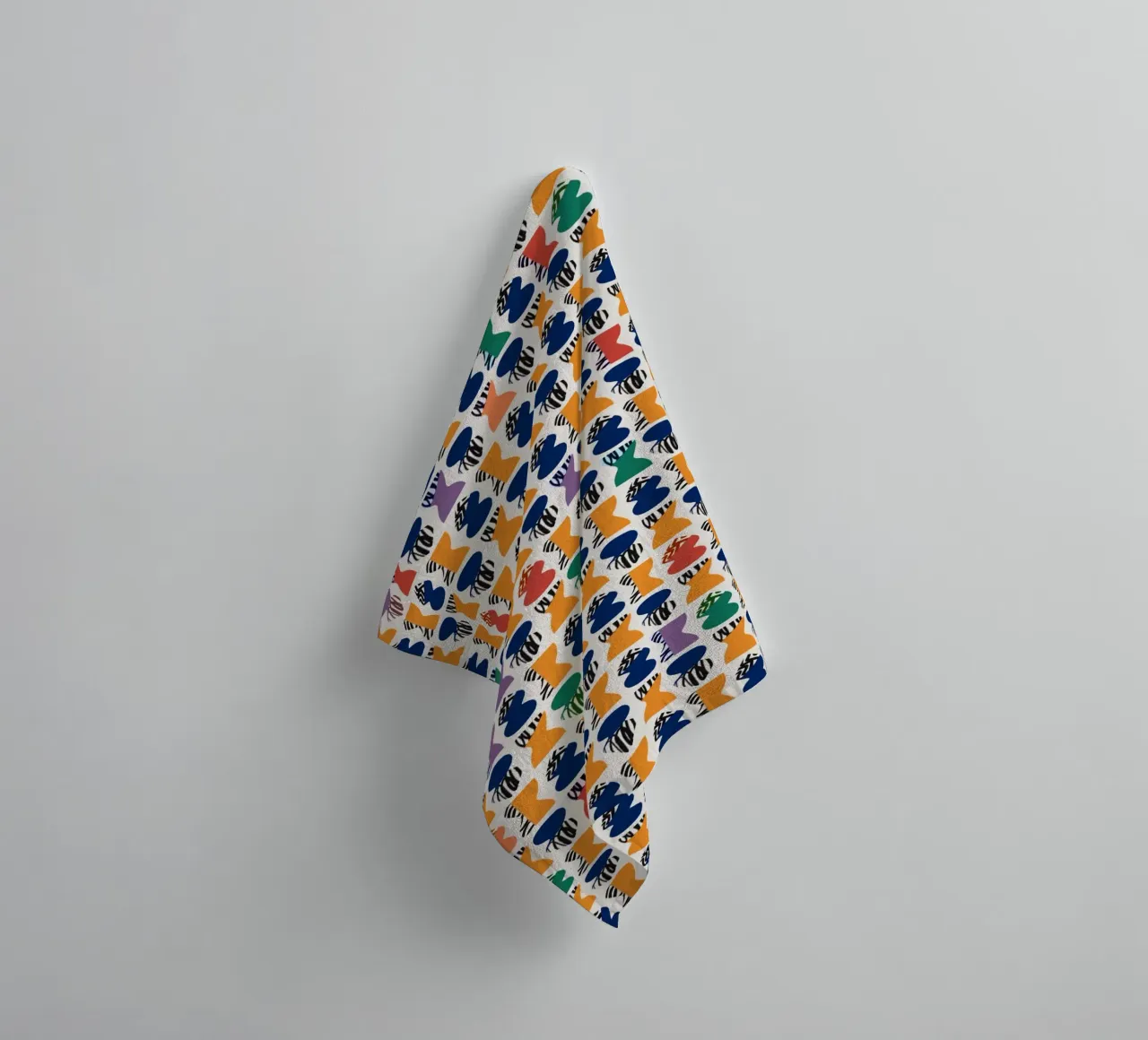 Repetitive pattern 06 towel by Little Dean