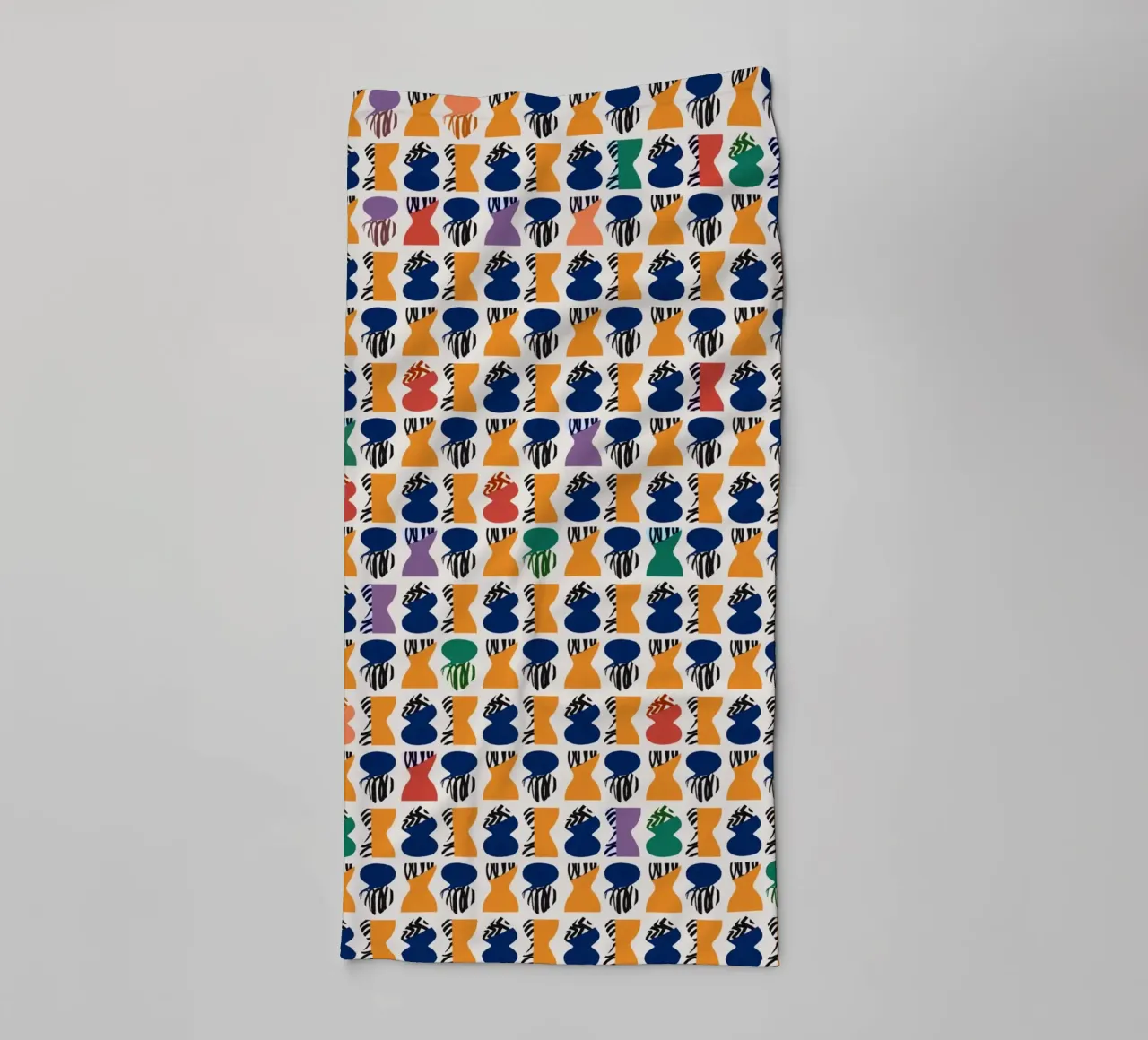 Repetitive pattern 06 towel by Little Dean