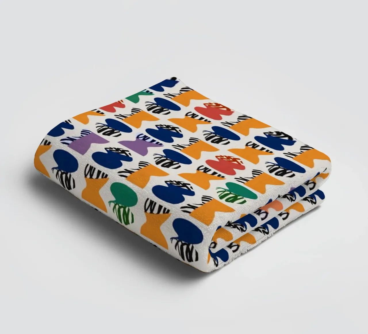 Repetitive pattern 06 towel by Little Dean